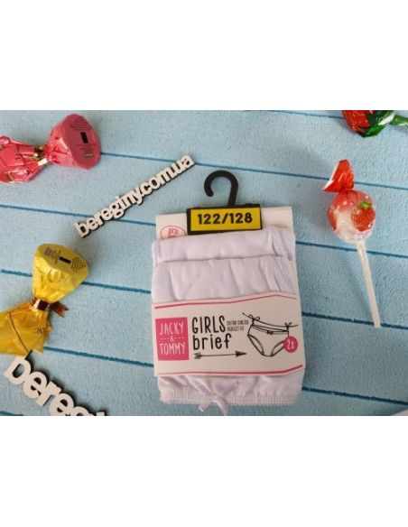 Panties for girls Jacky & Tommy 98-104 (2pcs in UP) White buy in online store
