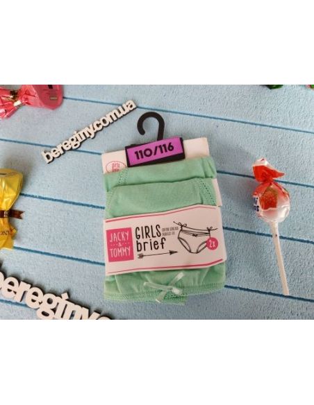 Panties for girls Jacky & Tommy 98-104 (2pcs in UP) green buy in online store