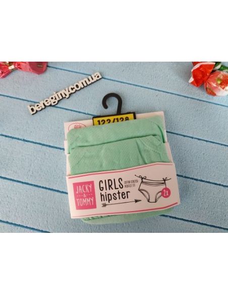 Panties for girls Jacky & Tommy Hipster 122-128 (2pcs in UP) green buy in online store