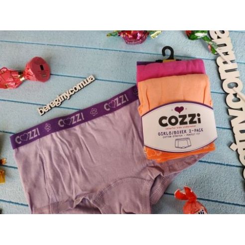 Panties for girls COZZI 122-128 (2pcs in UP) Colored buy in online store
