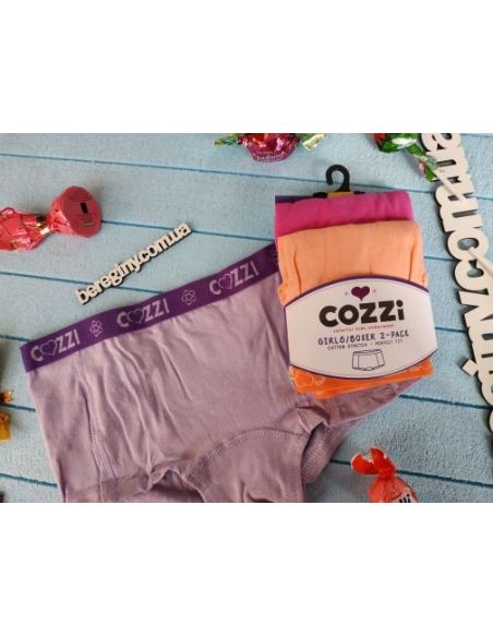 Panties for girls COZZI 122-128 (2pcs in UP) Colored buy in online store