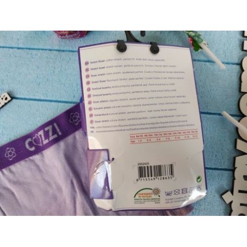 Panties for girls COZZI 122-128 (2pcs in UP) Colored buy in online store