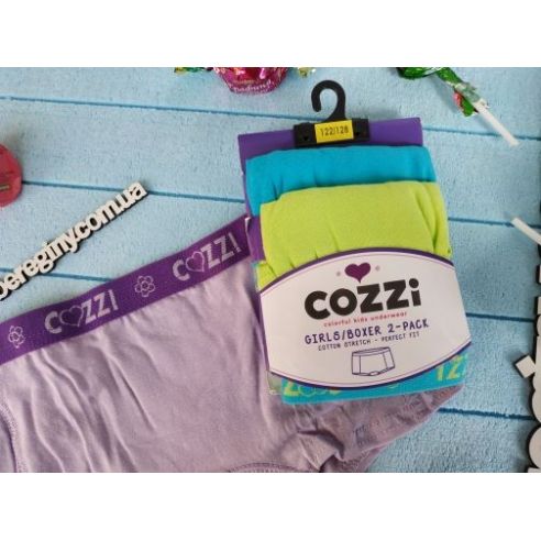 Panties for girls COZZI 122-128 (2pcs in UP) Colored buy in online store