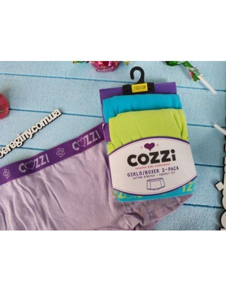 Panties for girls COZZI 122-128 (2pcs in UP) Colored buy in online store