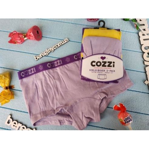Panties for girls COZZI 122-128 (2pcs in UP) Colored buy in online store