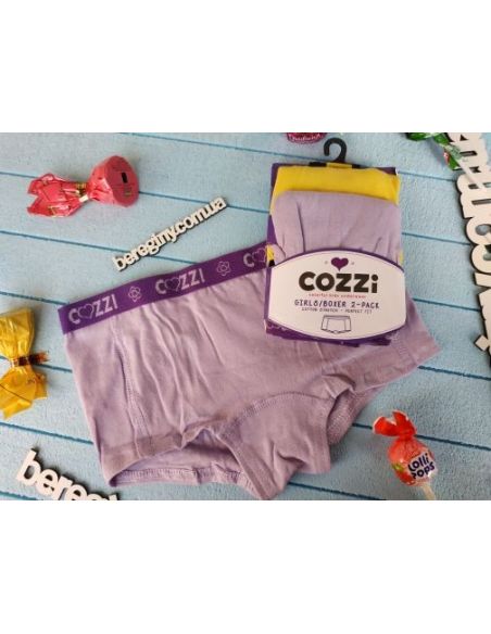Panties for girls COZZI 122-128 (2pcs in UP) Colored buy in online store