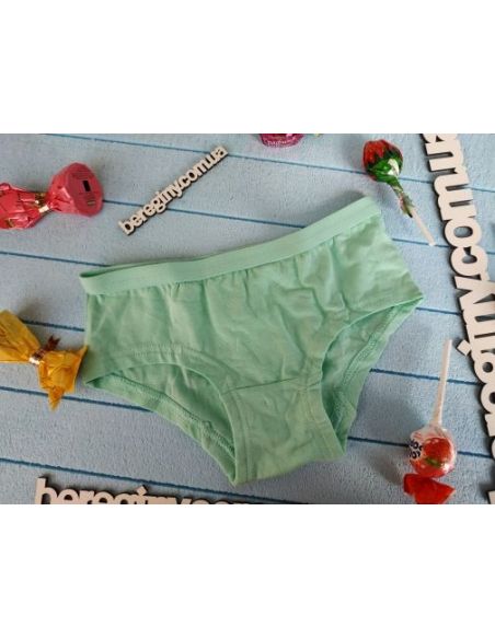 Panties for girls 122-128 (1pc) green buy in online store