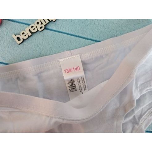 Panties for girls 134-140 (1pc) White buy in online store