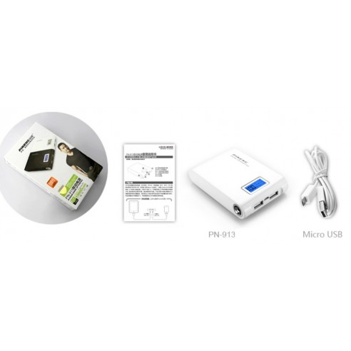 PINENG PN-913 POWER BANK - 10 000 MAH Original buy in online store