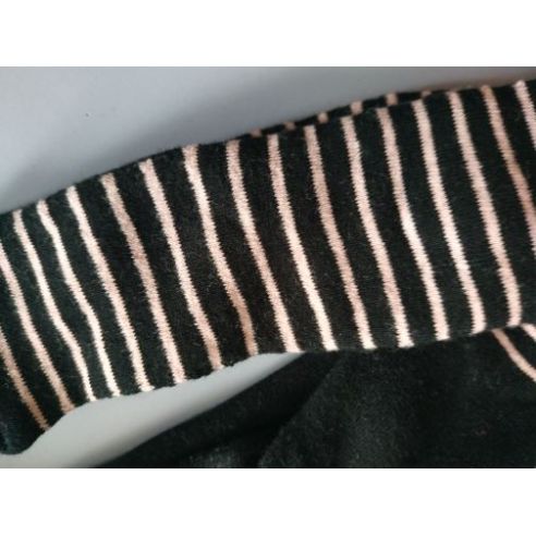 Tights terry black with pink strip Lupilu 98-104 buy in online store
