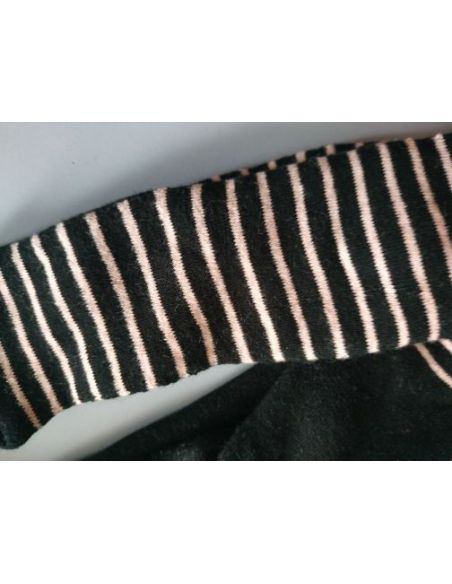 Tights terry black with pink strip Lupilu 98-104 buy in online store