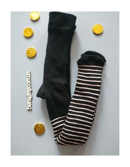 Tights terry black with pink strip Lupilu 98-104 buy in online store