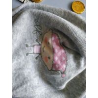 Gray tights with a picture of Santagostino 6-12 months buy in online store 2