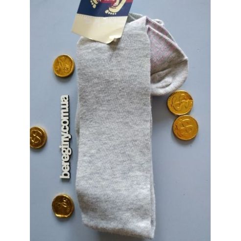 Gray tights with a picture of Santagostino 6-12 months buy in online store