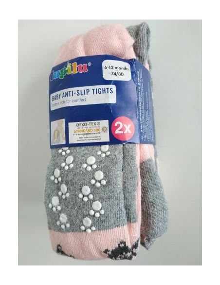 Anti-slip tights Lupilu set 2pcs - buy in online store Anti-slip tights Lupilu set 2pcs - buy in online store