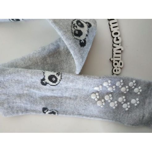 Anti-slip Tights Lupilu Light Gray Panda buy in online store