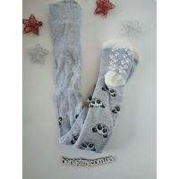 Anti-slip Tights Lupilu Light Gray Panda buy in online store