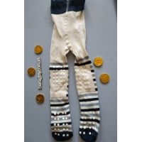 Anti-slip tights Lupilu white striped buy in online store