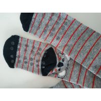 Anti-slip tights Lupilu gray striped buy in online store 2