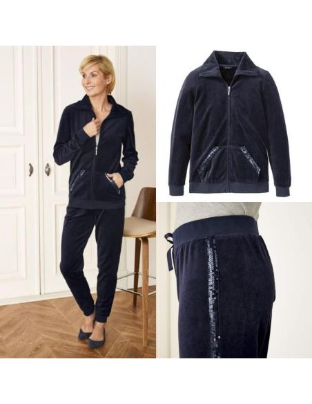 Velor Suit Esmara - Blue M buy in online store Velor Suit Esmara - Blue M buy in online store