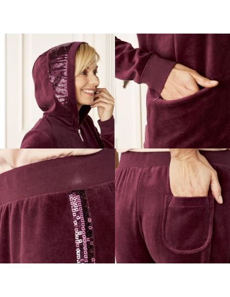 Velor Suit Esmara - Red M buy in online store Velor Suit Esmara - Red M buy in online store