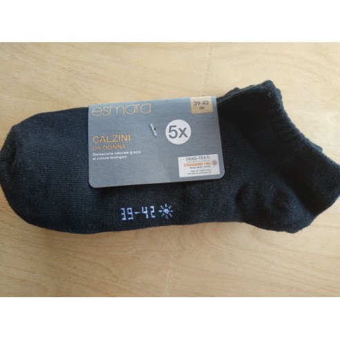 Female socks Esmara 35-38 Black (5 Par) buy in online store