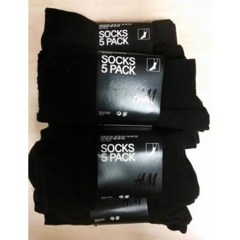 Men's socks H & M black (5 pairs) 40-42 buy in online store