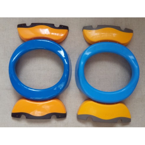 Road folding pot plastic blue and toilet seat 2 in 1 buy in online store