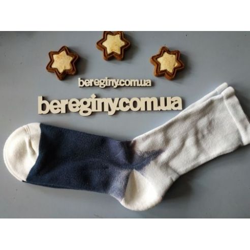 Men's socks CRIVIT White-blue (2 pairs) 43-44 buy in online store