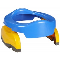 Road folding pot plastic blue and toilet seat 2 in 1 buy in online store