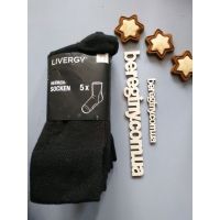 Men's socks Liverge black (5 pairs) 39-42 buy in online store