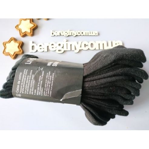 Men's socks Liverge black (5 pairs) 43-46 buy in online store