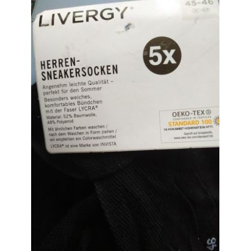 Men's socks LiveRGY thin (5 pairs) 45-46 buy in online store