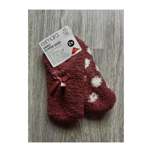 Socks Plush anti-slipseather Esmara Pink Size 39-42 (Packaging 2pcs) buy in online store