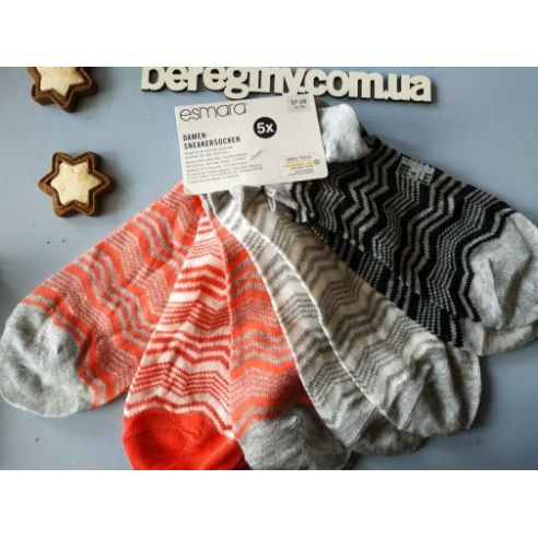 Esmara Socks Thin Colored (5 Couples) 37-38 buy in online store
