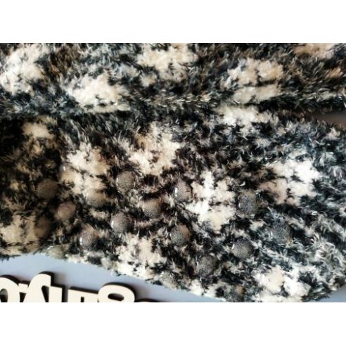 Socks fluffy anti-slip 31-34 dark gray buy in online store