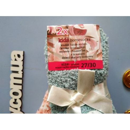 Socks fluffy anti-slip 27-30 snowman buy in online store