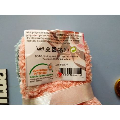 Socks fluffy anti-slip 27-30 snowman buy in online store