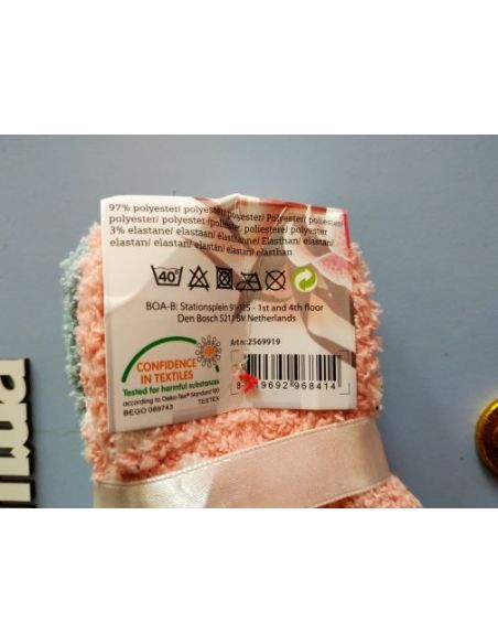 Socks fluffy anti-slip 27-30 snowman buy in online store