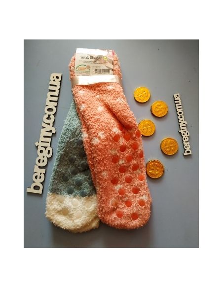 Socks fluffy anti-slip 31-34 snowman buy in online store