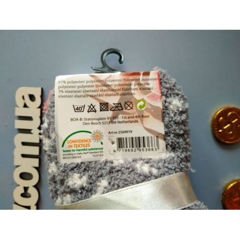 Socks fluffy anti-slip 31-34 giraffe buy in online store