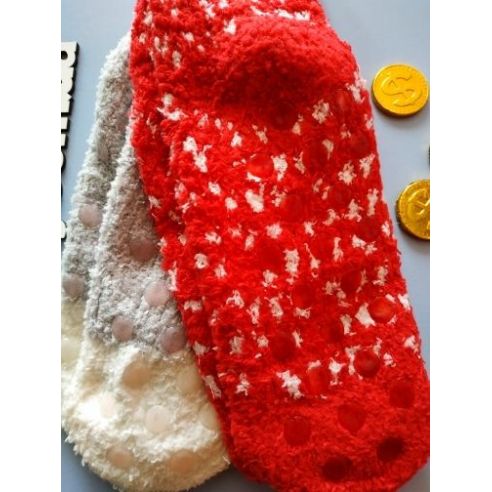 Socks fluffy anti-slip 35-38 hare buy in online store