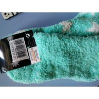 Socks fluffy anti-slip 31-34 green buy in online store 2