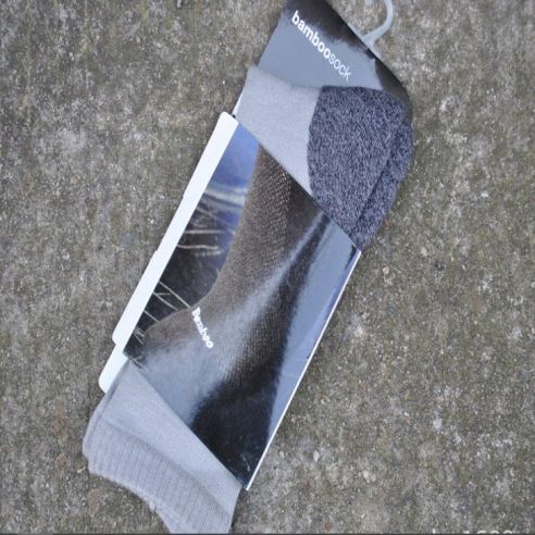 Bamboo socks with a terry sole - White 39-42 buy in online store