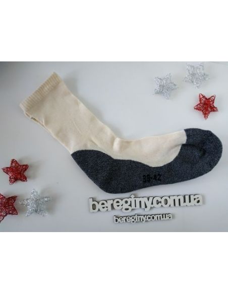 Bamboo socks with a terry sole - White 39-42 buy in online store Bamboo socks with a terry sole - White 39-42 buy in online store