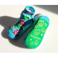 Baby socks with anti-slip sole size 12 months - Dinosaurs buy in online store