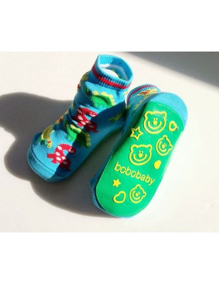 Baby socks with anti-slip sole size 12 months - Dinosaurs buy in online store Baby socks with anti-slip sole size 12 months - Dinosaurs buy in online store