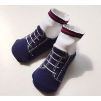 Baby socks with anti-slip sole size 12 months - Blue sneakers buy in online store 2