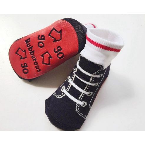 Baby socks with anti-slip sole size 24 months - Black sneakers buy in online store