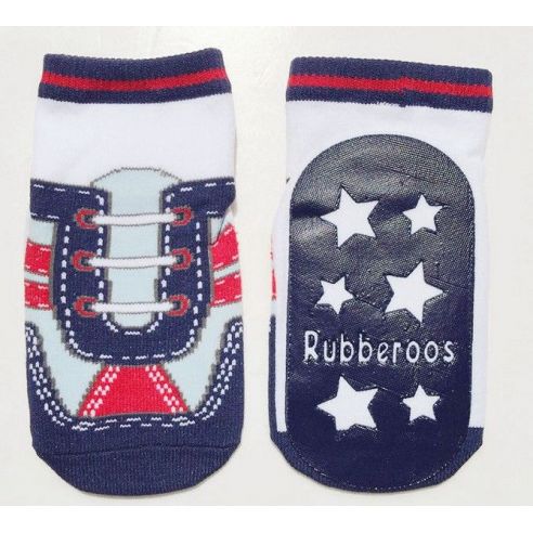 Baby socks with anti-slip sole size 12 months - Blue sneakers buy in online store